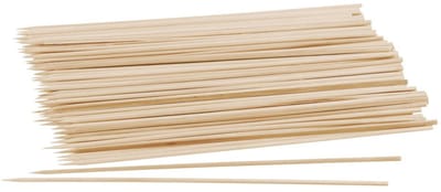 Set van 50 houten prikkers voor spiesjes van 25 cm Fackelmann Nature