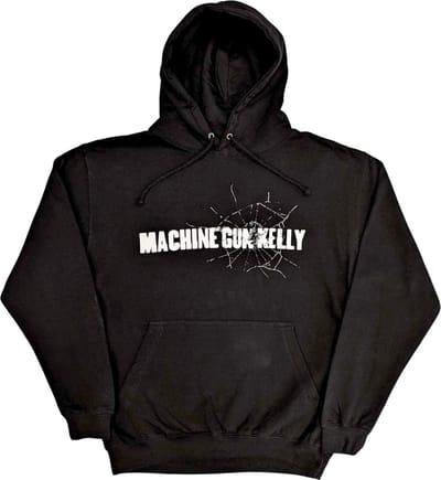 Machine Gun Kelly - Cracked Glass Hoodie/trui - XL - Zwart