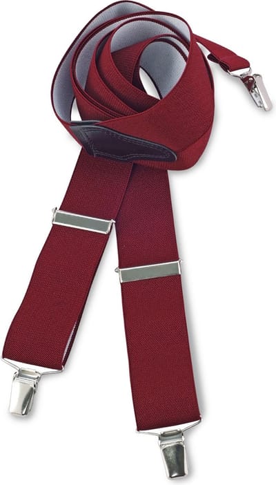 JB Collection - Bretels - bretels bordeauxrood - bordeauxrood