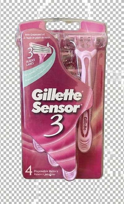 Gillette Sensor3 - 4 Stuks - Wegwerpscheermesjes