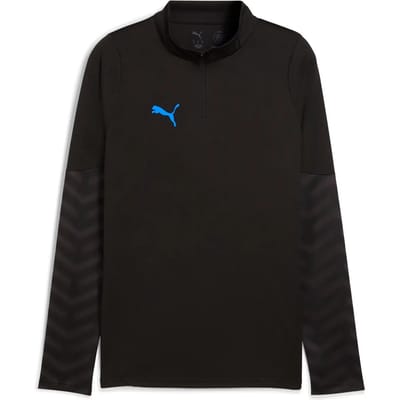 Puma Individualcup Sweatshirt Met Halve Rits Zwart S Man