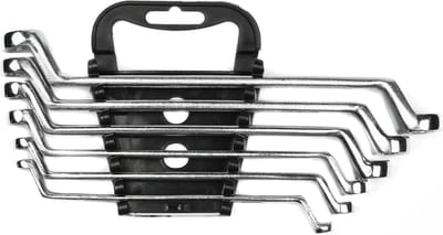 Benson 6-delige ringsleutelset - 6-17 mm - Chroom-vanadiumstaal - Verchroomd en gepolijst