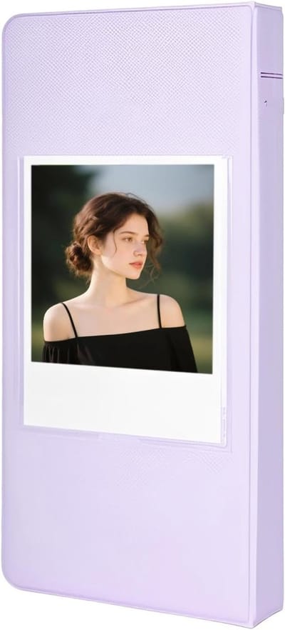 Fotoalbum voor 64 foto's, geschikt voor Instax Wide en Polaroid camera's, duurzaam PP fotoboek, 3,5 x 4,2 inch, ideaal voor herinneringen en creatief gebruik