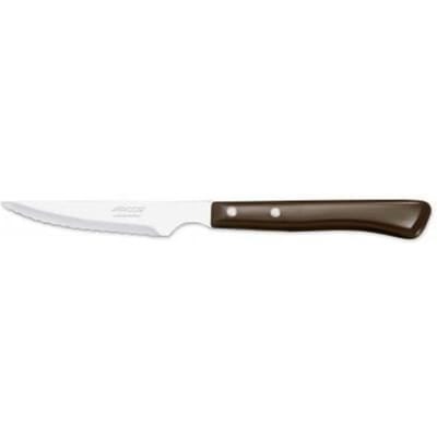 Couteau à Steak avec lame crantée - Manche effet bois