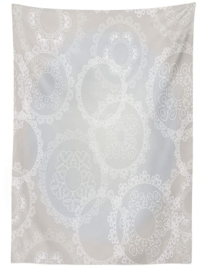 ABAKUHAUS Tafelkleed 140x170 cm – romantische kant, wasbaar