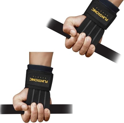 Gewichtheffingsriemen voor optimale ondersteuning, gewatteerde polsbanden voor fitness en krachttraining, unisex voor mannen en vrouwen