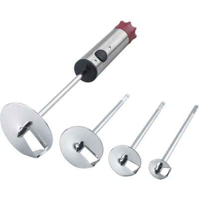 Boor Groente Fruitboor Met Ergonomische Antislip Handvat Denucleator Voor Het Uithollen Van Courgettes Aardappelen Wortels Peer white