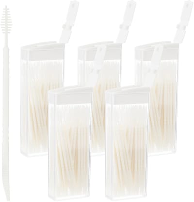 Dailygoods- Interdentale Borstels 300 Stuks - Tandenstokers/Draagbare Tandenstokers - Tandreiniging - Tussenruimtes - Kunststof - Hygiënisch - Tandenborstel