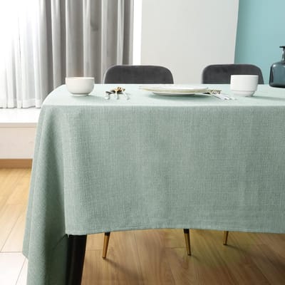 Dailygoods- Tafelkleed Waterdicht - Fluwelen Tafelkleed - Wasbaar Tafelkleed - Tafeldecoratie - Rechthoekig Tafelkleed - 160 cm - Tafelbedekking