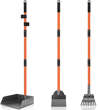 Verstelbare Poep Schepper voor Honden | 3-Pack Afval Verwijdering Set | Ideaal voor Gazons en Grind