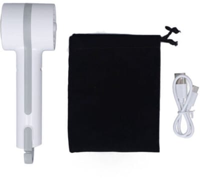 fan-Deze draagbare, oplaadbare USB-luchtkoeler met solid-state technologie is voorzien van compressiekoeling en is perfect voor kamperen, reizen, buitenactiviteiten en kantoorgebruik. Hij is verkrijgbaar in het wit.