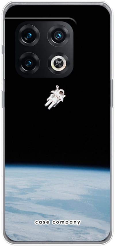 Case Company® - Hoesje geschikt voor OnePlus 10 Pro hoesje - Alone in Space - Soft Cover Telefoonhoesje - Bescherming aan alle Kanten en Schermrand