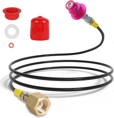Adapter voor CO2 Flessen W21.8-14, Snelle Aansluiting voor Soda-Stream, 1.5 m, Compatibel met Duo, Crystal 3.0 en Gaia, Ideaal voor Koolzuurhoudende Dranken