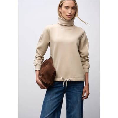 Sweater met opstaande kraag