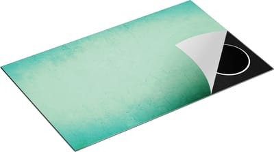 Chefcare Inductie Beschermer Lichtgroene Stenen Muur - 85x52 cm - Afdekplaat Inductie - Kookplaat Beschermer - Inductie Mat
