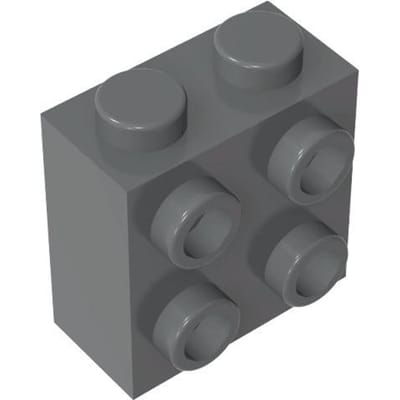 10 STUKS 22885 1x2x1 2/3 met Noppen aan 1 Kant Blok Moc Werkt met Baksteen DOE-HET-ZELF Kinderspeelgoed Assemblage 10pcs