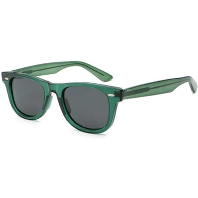 Klassieke Zonnebril Voor Heren en Voor Dames Modieus High-end Vierkant Frame Anti UV Bril UV400 Zonnebril Oogbril gray