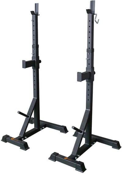 RS Sports Heavy Squat standaard - Verstelbaar Squat rack - Haltersteunen - Belastbaar tot 300 kg