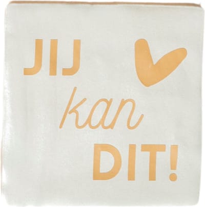 Lottea Tegeltje ´Jij Kan Dit´ - succes cadeau, tegeltje, tegeltje met tekst, tegeltjes met tekst, tegeltjes met spreuken, cadeautje