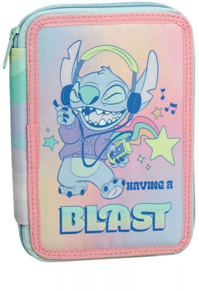Disney Lilo en Stitch Blast gevulde etui met 2 niveaus, Gevulde lilo en stitch etui, Lilo en stitch etui, Etui