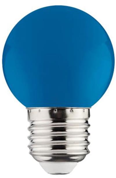 LED Lamp E27 - Kozolux Romba - Blauw Gekleurd - 1W