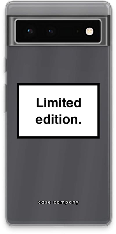 Case Company® - Hoesje geschikt voor Google Pixel 6 hoesje - Limited edition - Soft Cover Telefoonhoesje - Bescherming aan alle Kanten en Schermrand