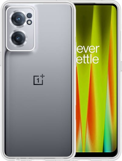 Hoesje - Geschikt voor OnePlus Nord CE 2 - Sterk & Shockproof - Hoes Cover - Siliconen Case - Telefoonhoesjes - Transparant