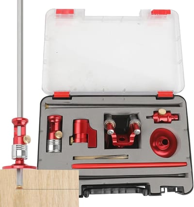 Houtbewerking Liniaal Set - Markeer Gereedschap - Rechte Lijnen Tekenen - Precisie Aluminium - 23.5 x 16 cm