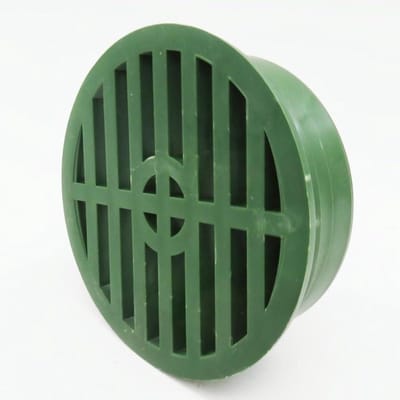 Gazon Afvoerrooster - Tuin Drainage Cover - Efficiënte Waterafvoer - Hoge Sterkte PVC Constructie - 10.5 cm - Groen