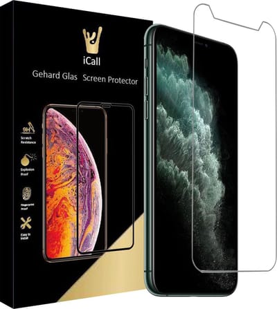 Screenprotector geschikt voor iPhone 11 Pro / XS / X - GlassGuard Screen Protector