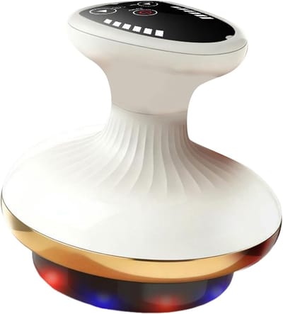 KZQ Oplaadbare Elektrische Massager Voor Been Arm En Buik Met Gua Sha En Cupping Goud