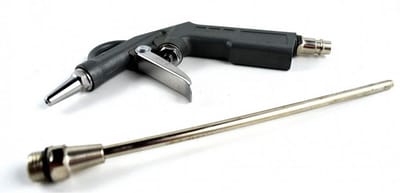 Blaaspistool aluminium met korte en lange blaasmond