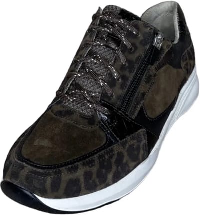 Durea Sneaker H olijf zwart (Maat - 4,5, Kleur - Groen)