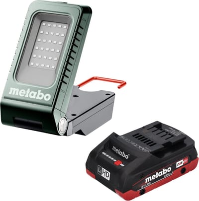 Metabo BSA 18-1000 Accu bouwspot 18 V 1000 lm + 1x LiHD accu 4.0 Ah - zonder oplader