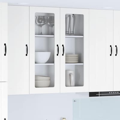 vidaXL - Vaatwasserpaneel - Kalmar - Wit - 80 - x - 31 - x - 100 - cm - Bewerkt - hout