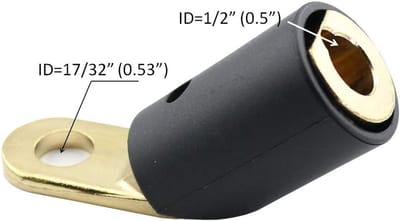 Dinse Lasstekker Set Mannelijk en Vrouwelijk Universeel Geschikt voor Lasdraden 1/0-3/0 (50-70mm)