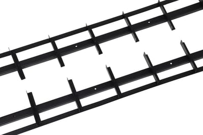 Wovar Flex Fence Draaibare Lamellen voor in de tuin Zwart RVS 221,5 cm (105 en 116,5 cm) | 2 stuks
