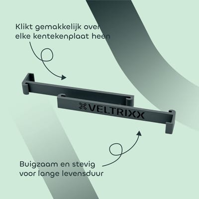 Veltrixx Showplaat Clips | Zwart