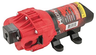 Hoogwaardige 2,4 GPM 12 Volt membraanspuitpomp 60 PSI Max