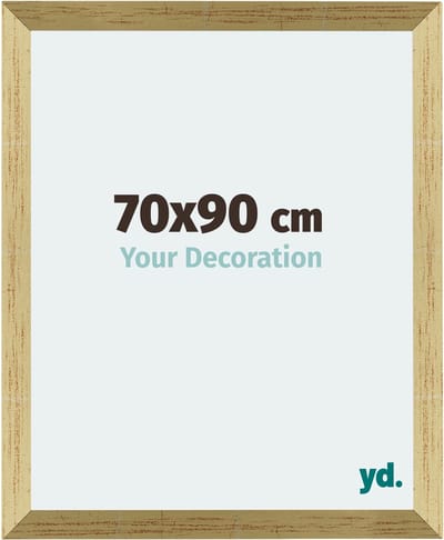 Your Decoration - Fotolijst 70x90 cm - MDF - Goud Glans - Mura