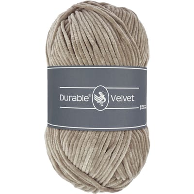 Durable Velvet - 343 warm taupe - Chenille Garen