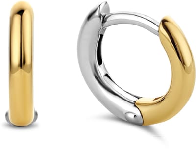 TI SENTO Dames Oorbellen - 925 zilver - Zilver geel verguld - 7811SY