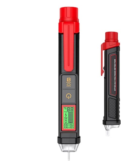 Spanningszoeker - Circuittester - Elektriciteit Controleren - Contactloze Meting - 12-1000V - Meerkleurig