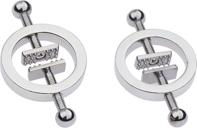 Fixxx - Metalen Ronde Tepelklemmen met Schroef - 2 stuks