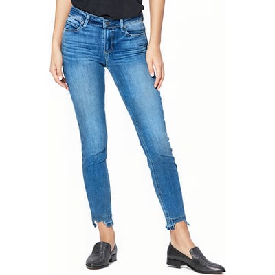 PAIGE Verdugo Ankle Ripped Hem Freestyle Distressed Hem Größe: W23 | Skinny Pants Outlet | Damen