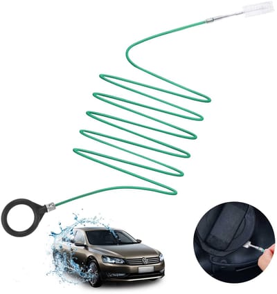 NTHProducts - Car Sunroof Drain Cleaning Brush - Afvoergat Reiniger - Flexibele Lange Borstel - Auto Accessoire - Voor Plastic en Metaal - 118 inch