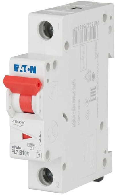 Eaton Installatieautomaat 1-Polig 10A - PL7-B10/1 - Type B