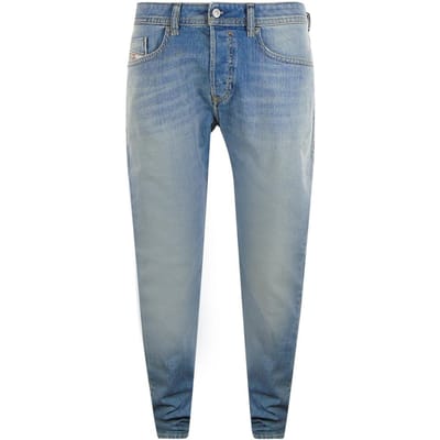 Diesel Heren Buster-X Denim Jeans (Lichtblauw)
