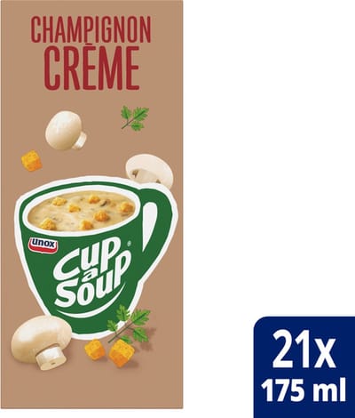 Unox Cup-a-Soup Champignon Crème - 21 x 175 ml