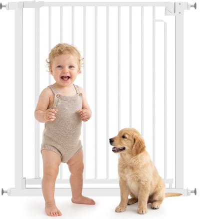 Pawhut Hek voor Huisdieren-Q195 koolstofstaal, ABS-76-80L x 2B x 76H cm-Wit